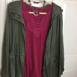 Embellished Red Top